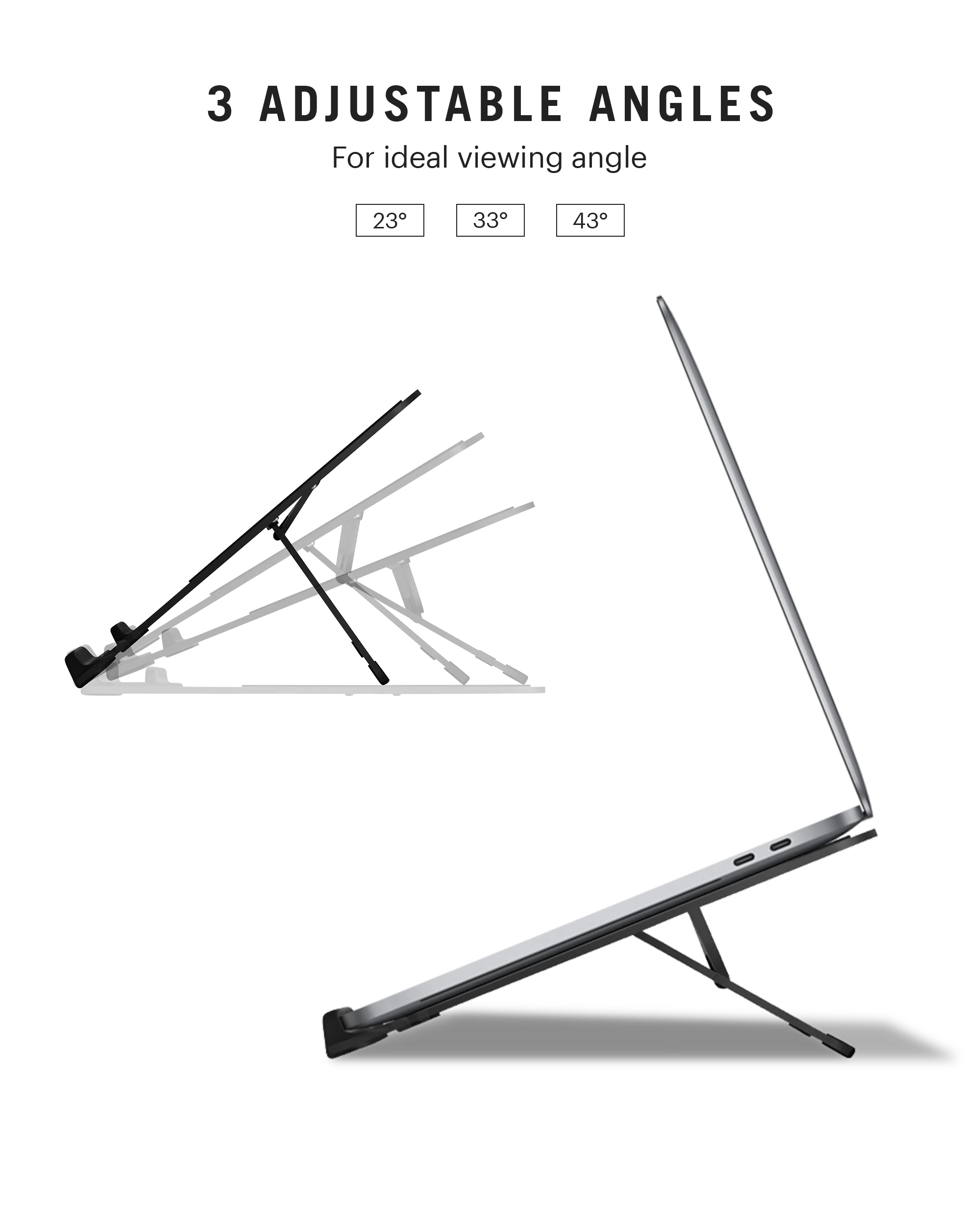 Aros - Adjustable Laptop/Tablet Stand - Image 3
