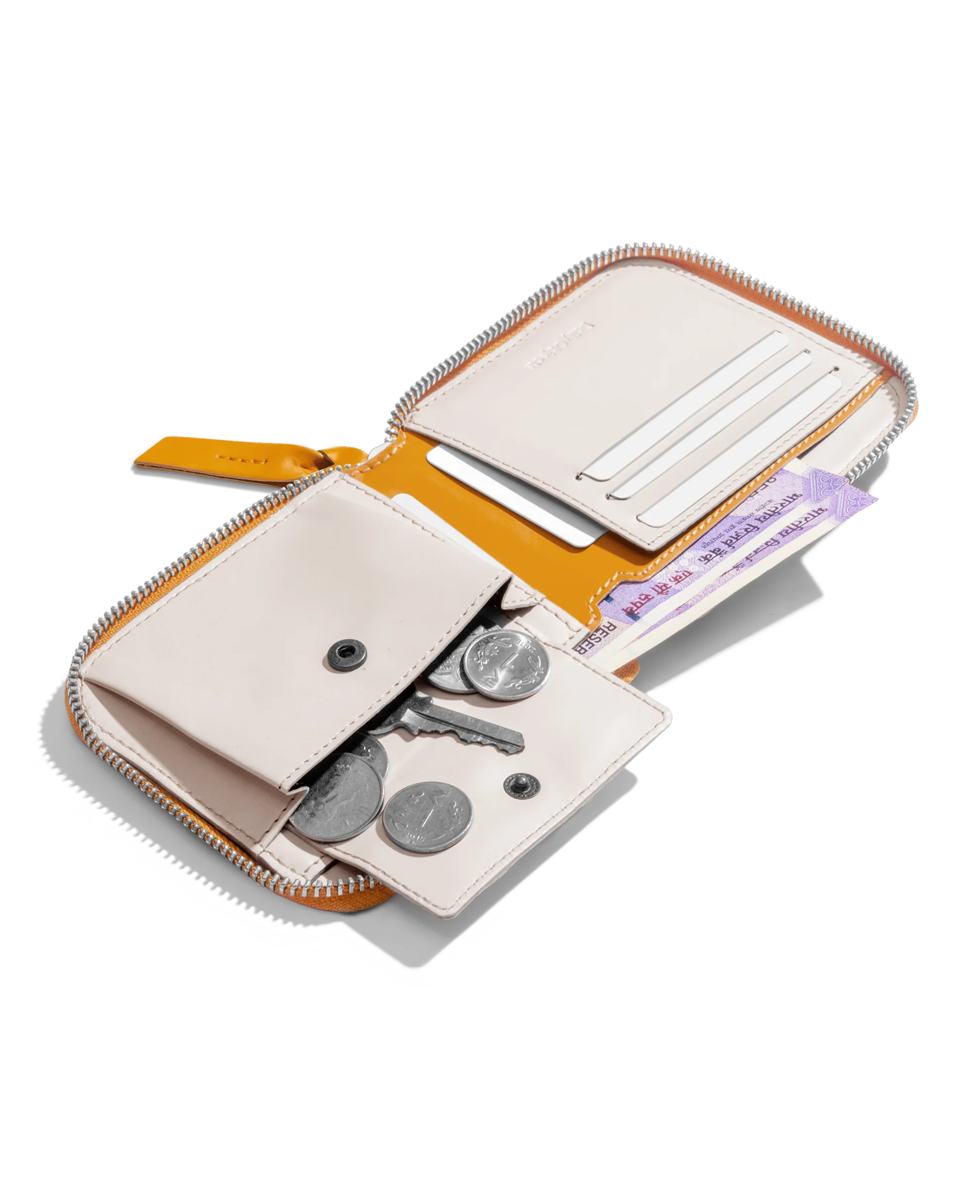 Vegan Leather Zip Wallet - Image 4