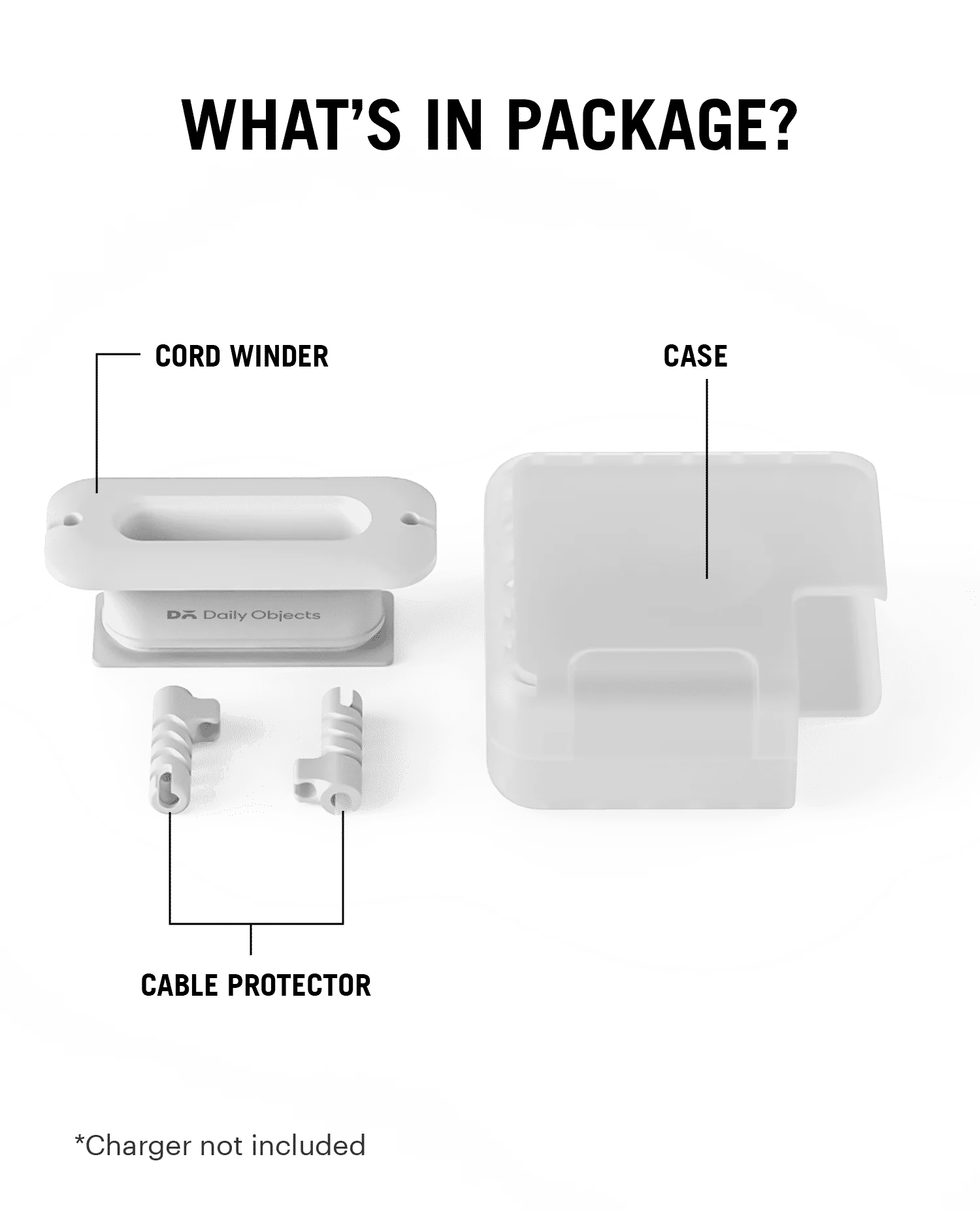 Crest MacBook Adapter Case with Cable Winder (60W) - Image 7