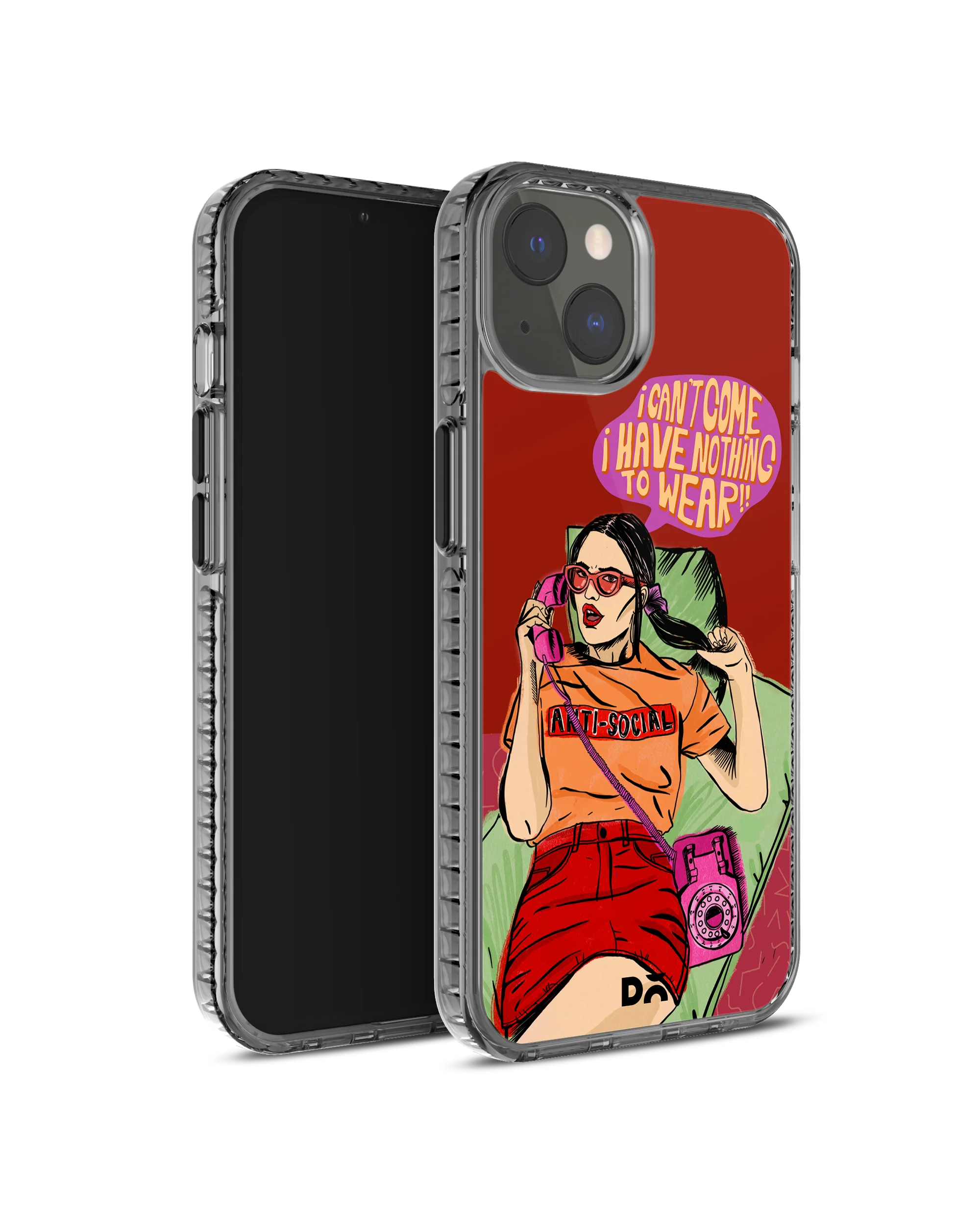 DailyObjects Anti Social Babe Stride 2.0 Phone Case Cover For iPhone 15 Plus - Image 3