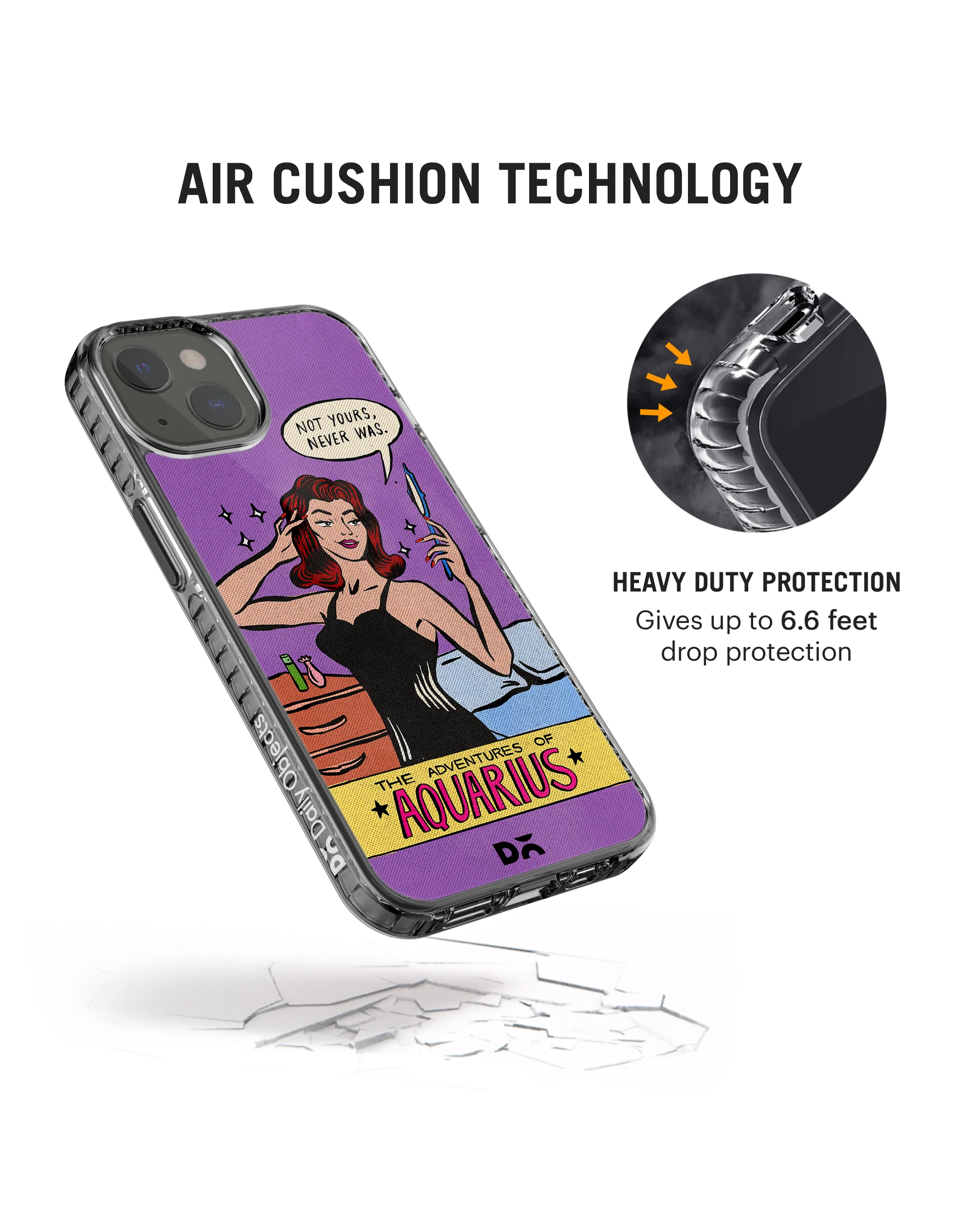 DailyObjects Aquarius Stride 2.0 Phone Case Cover For iPhone 15 Plus - Image 6