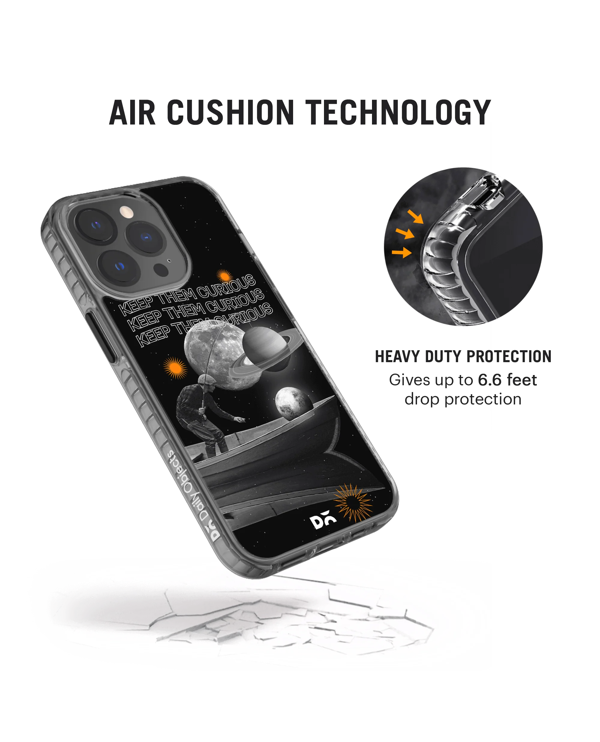DailyObjects Curious State of Mind Stride 2.0 Case Cover For iPhone 13 Pro - Image 4