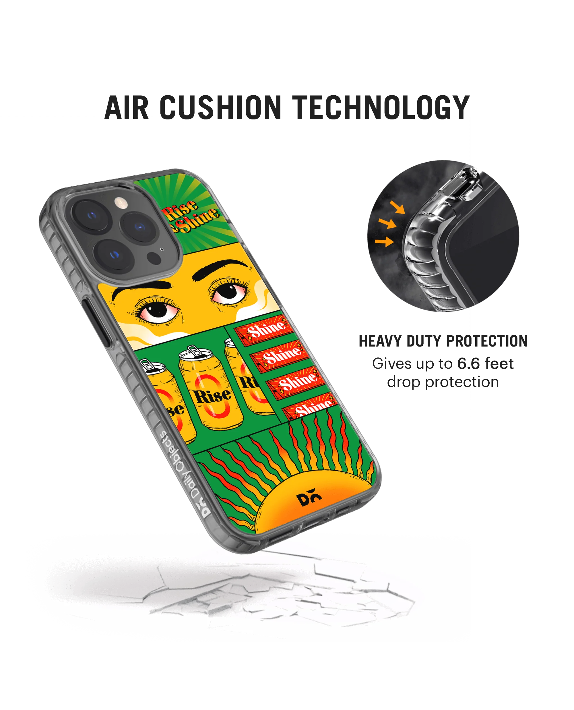 DailyObjects Wake and Bake Stride 2.0 Case Cover For iPhone 13 Pro - Image 4
