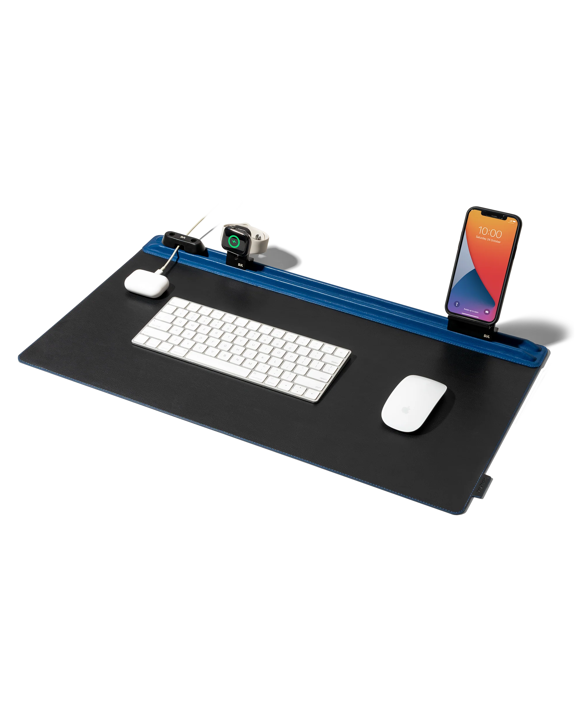 Snap On Organiser Desk Mat with Cable Holder + Phone Mount + Apple Watch Charging Stand - Image 16