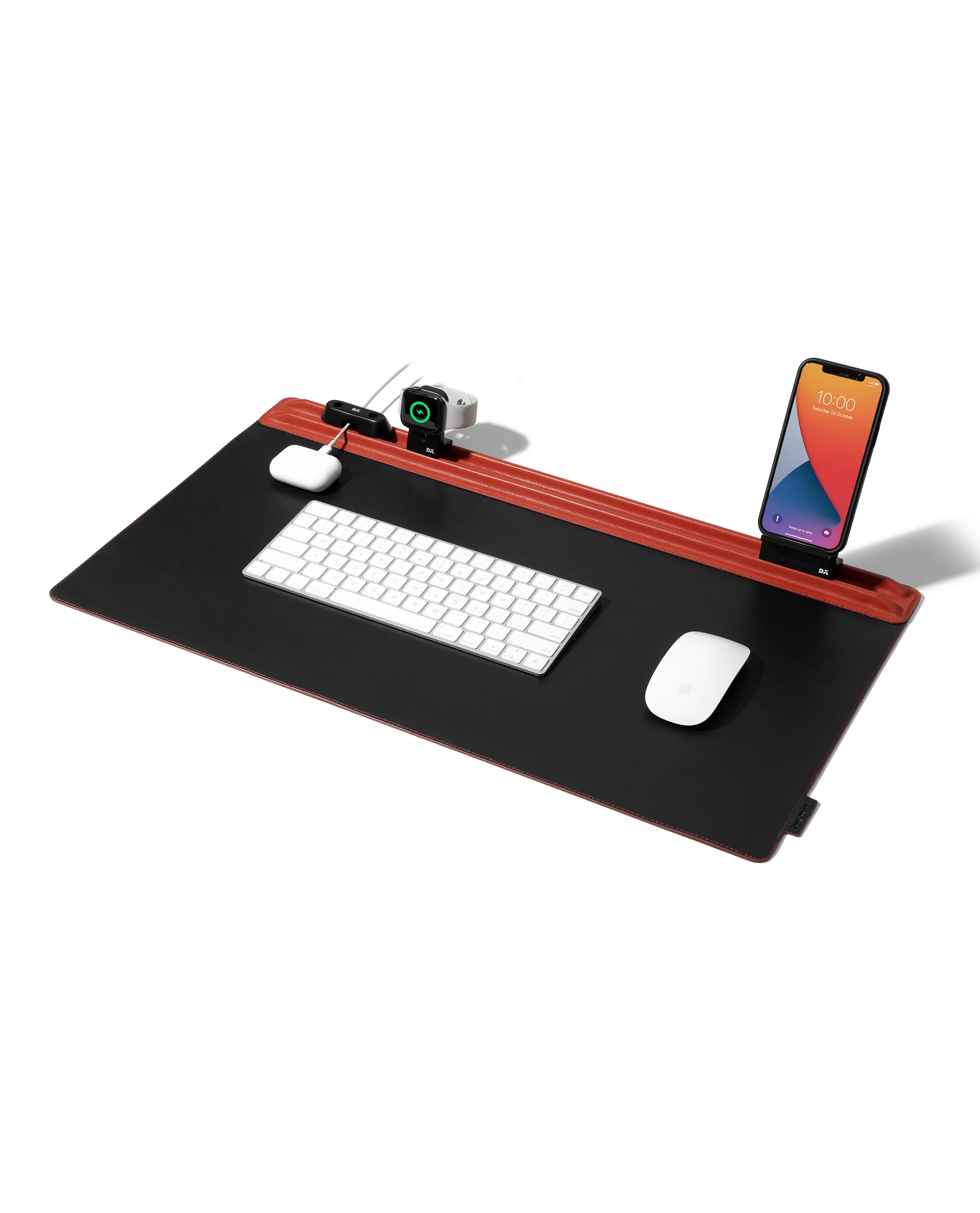 Snap On Organiser Desk Mat with Cable Holder + Phone Mount + Apple Watch Charging Stand - Image 17