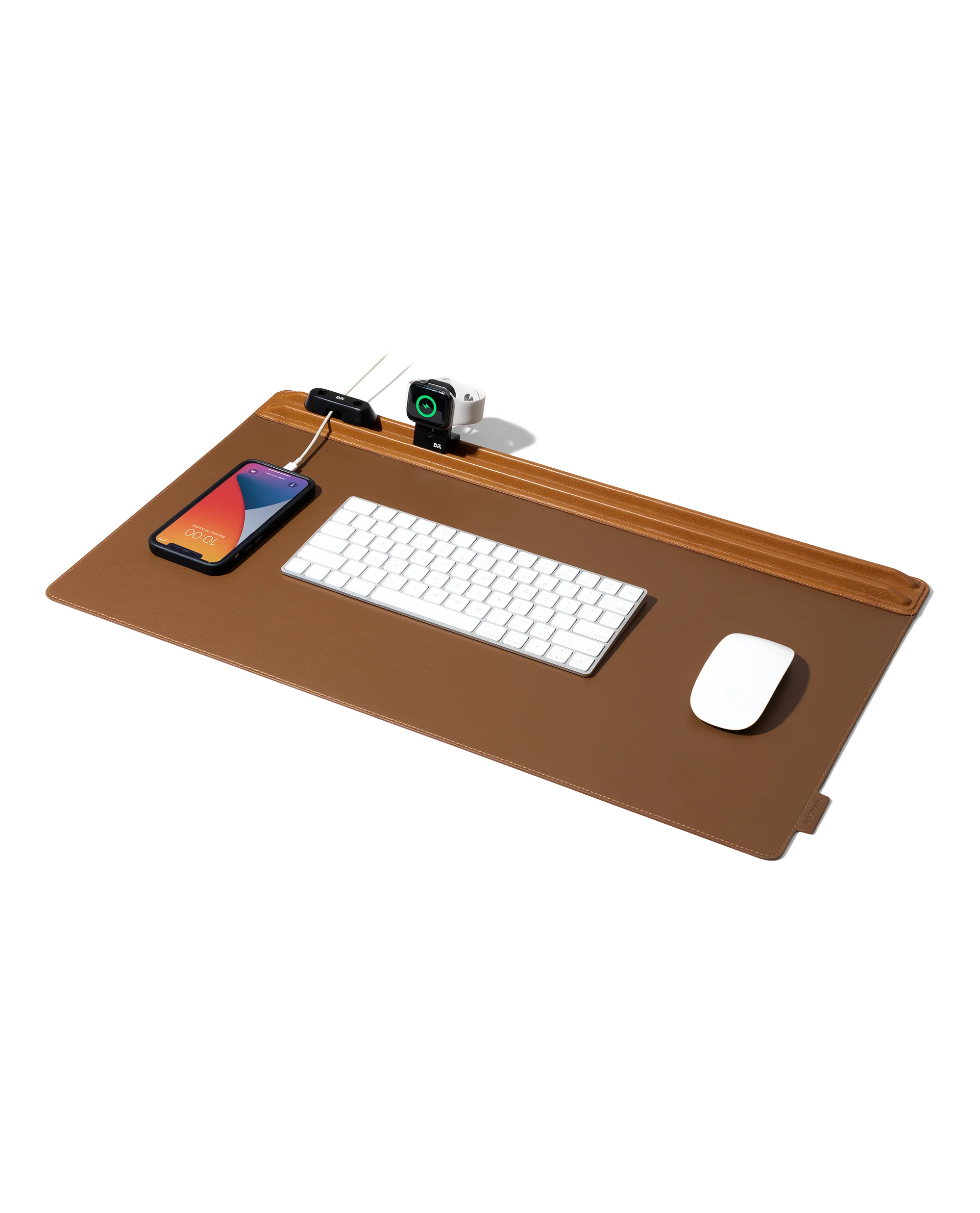 Snap On Organiser Desk Mat with Cable Holder + Phone Mount + Apple Watch Charging Stand - Image 25
