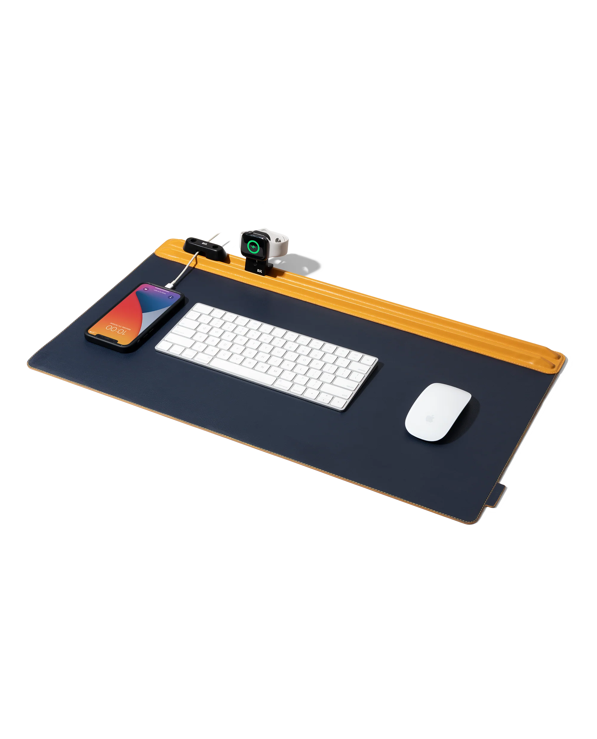 Snap On Organiser Desk Mat with Cable Holder + Phone Mount + Apple Watch Charging Stand - Image 28