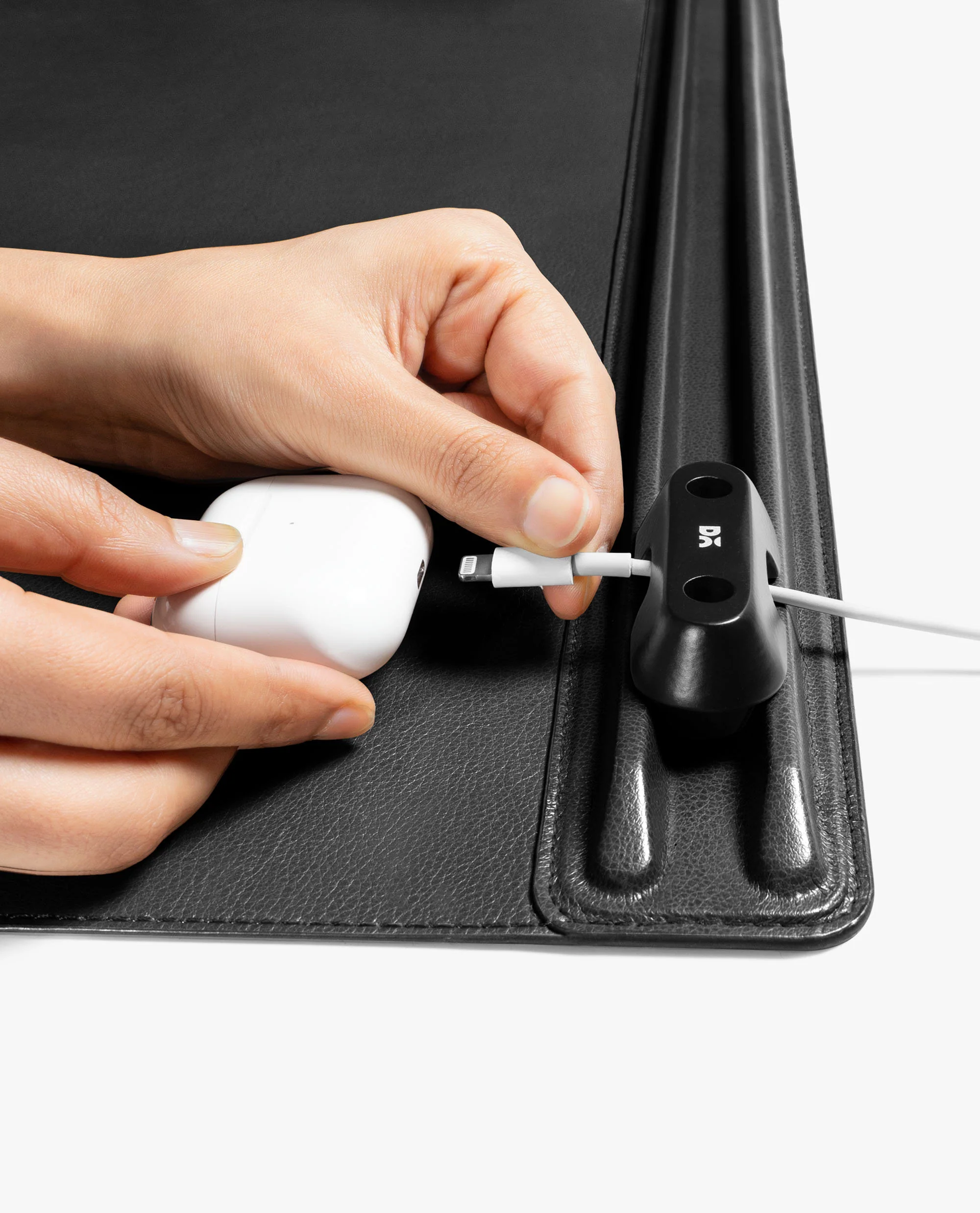 Snap On Organiser Desk Mat with Cable Holder + Phone Mount + Apple Watch Charging Stand - Image 5