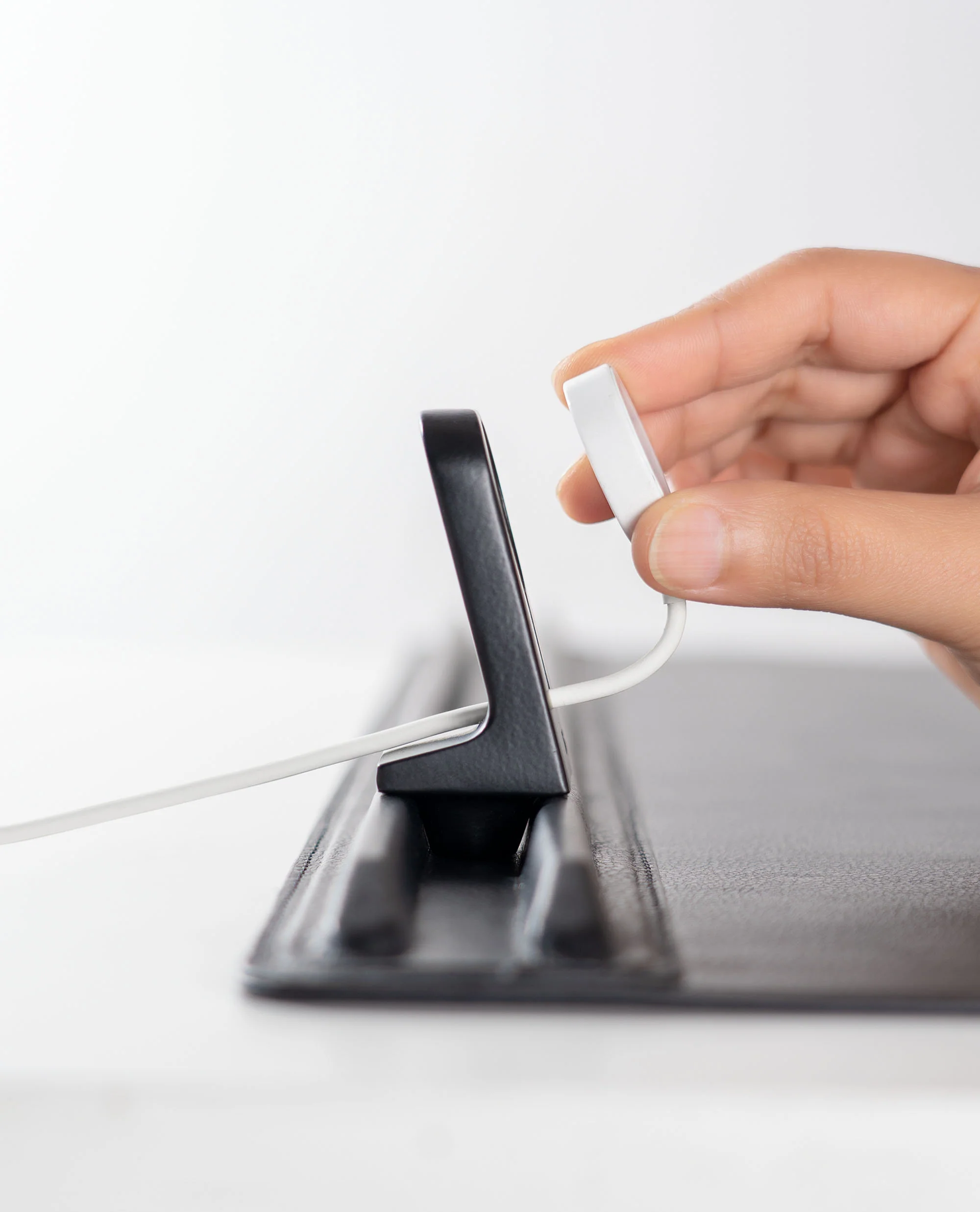 Snap On Organiser Desk Mat with Cable Holder + Phone Mount + Apple Watch Charging Stand - Image 7