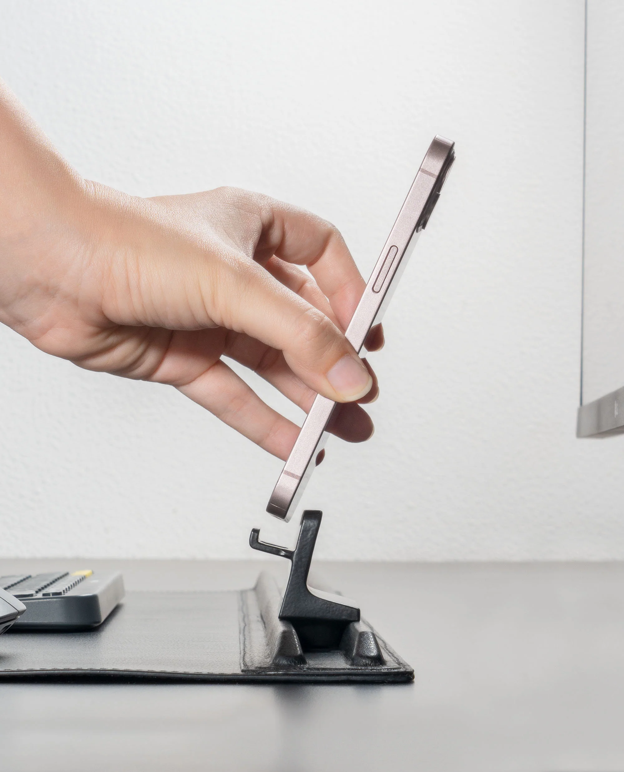Snap On Organiser Desk Mat with Cable Holder + Phone Mount + Apple Watch Charging Stand - Image 9