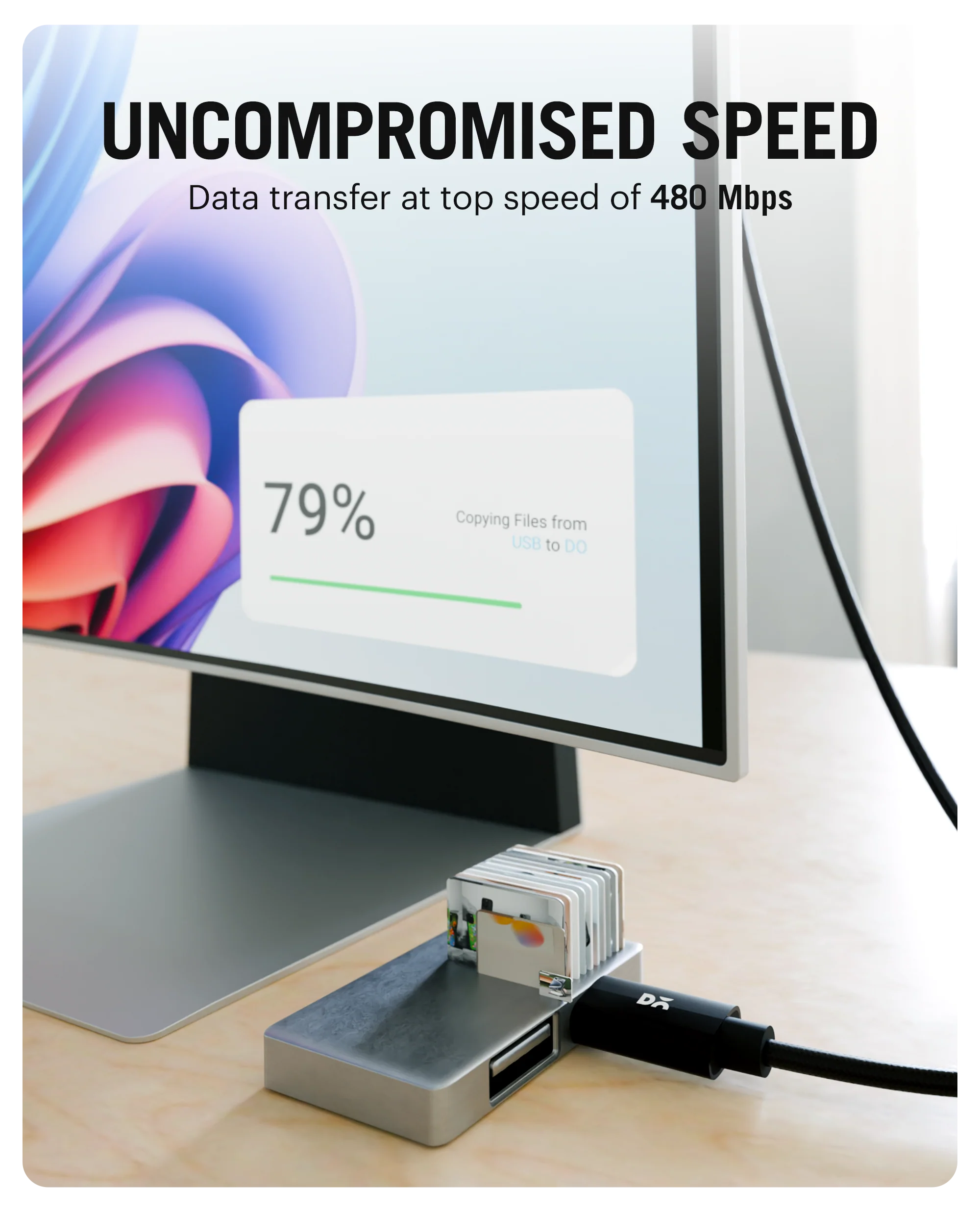 DailyObjects SURGE™ Kevlar Core 2-in-1 100W Apple Certified - MFi Charging Cable - Image 10