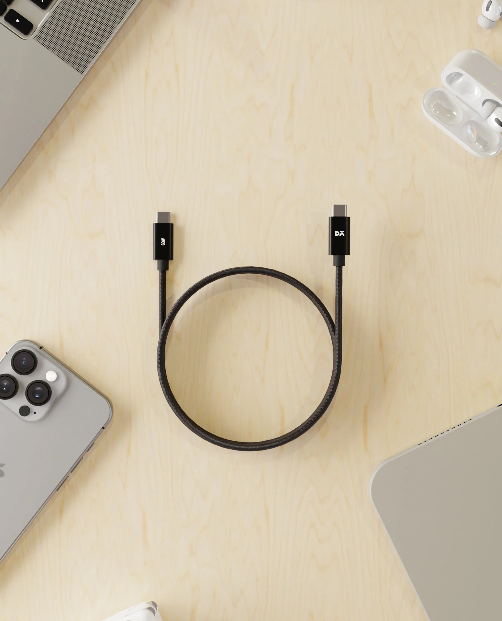 DailyObjects SURGE™ Kevlar Core USB-C 60W Charging Cable - Image 3
